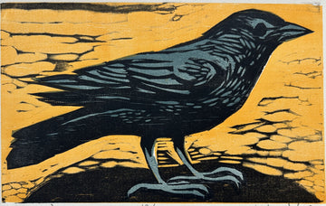 Blackbird #1 11x14 | Woodblock Print