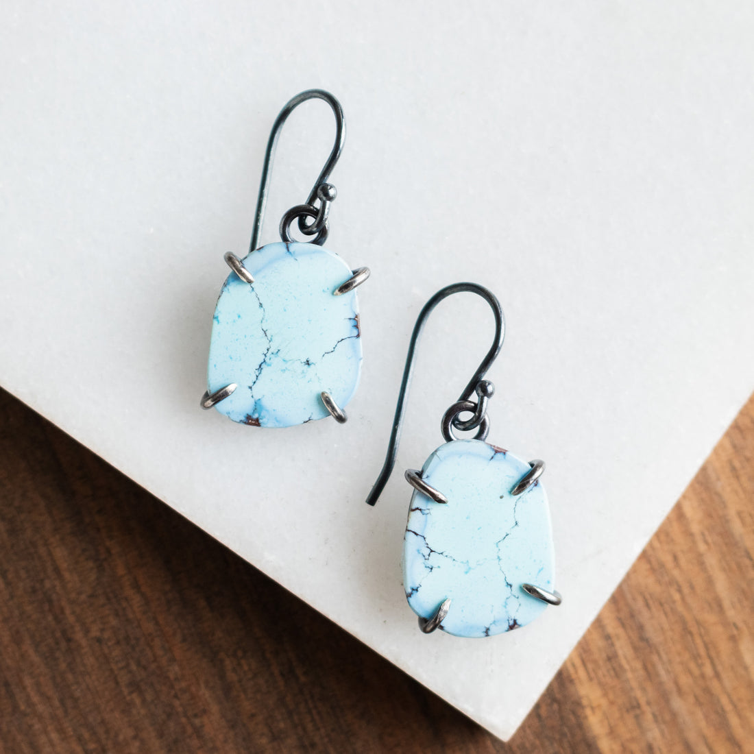 Large Golden Hills Prong Earrings