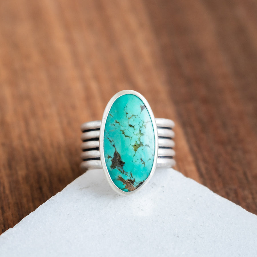Size 8 | Oval Royston Turquoise Ring