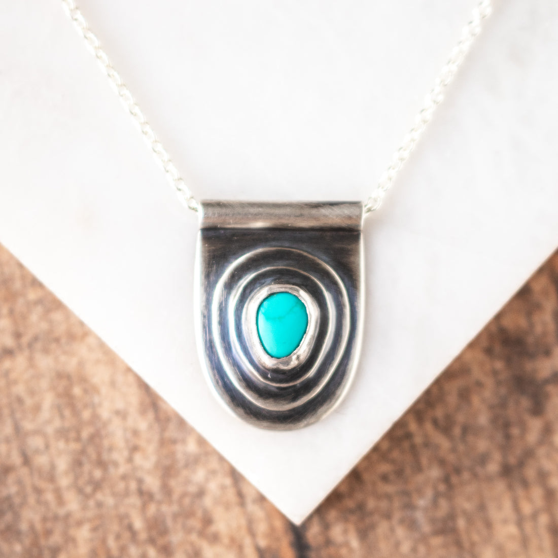 Fox Turquoise Topo Necklace