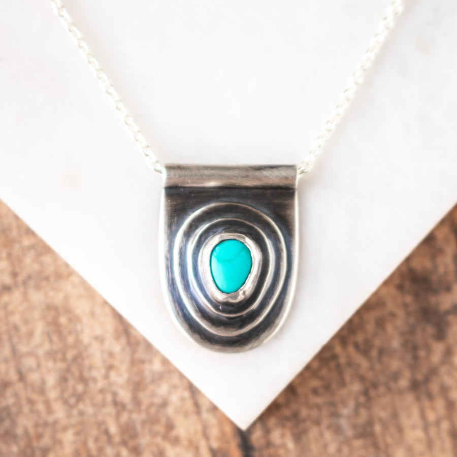 Fox Turquoise Topo Necklace