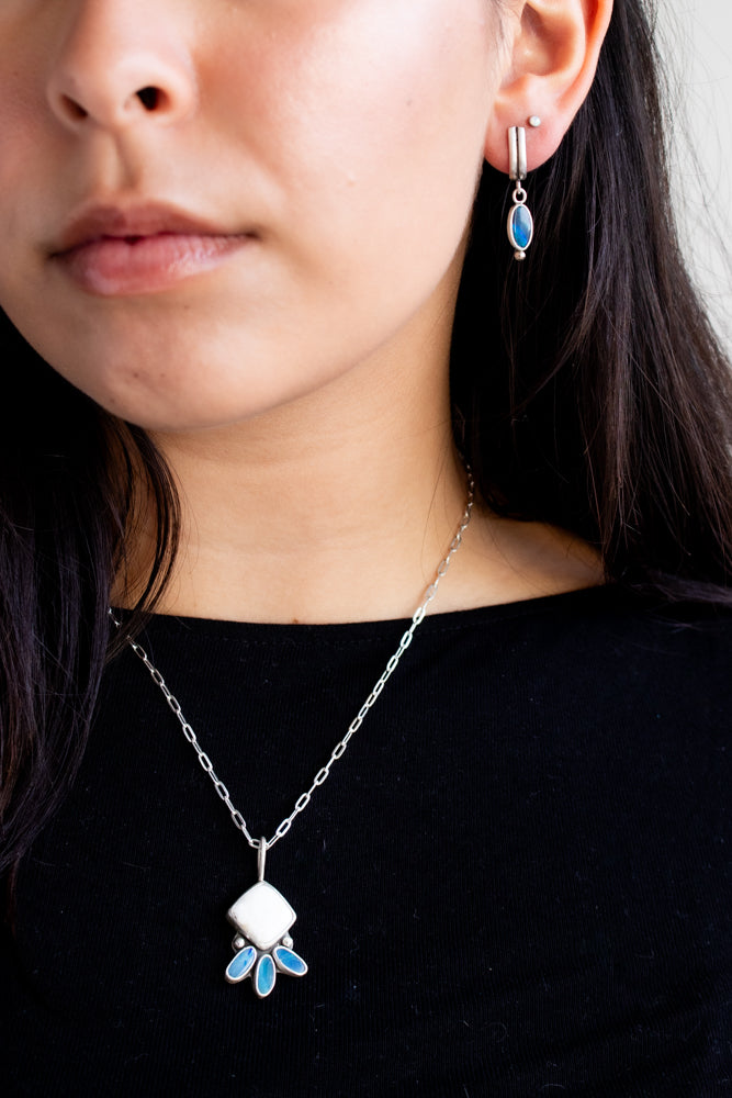 Boulder Opal Stud Earrings