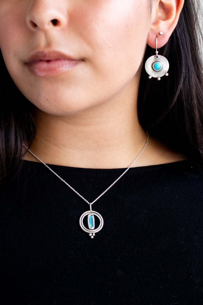 Kyanite Circle Necklace