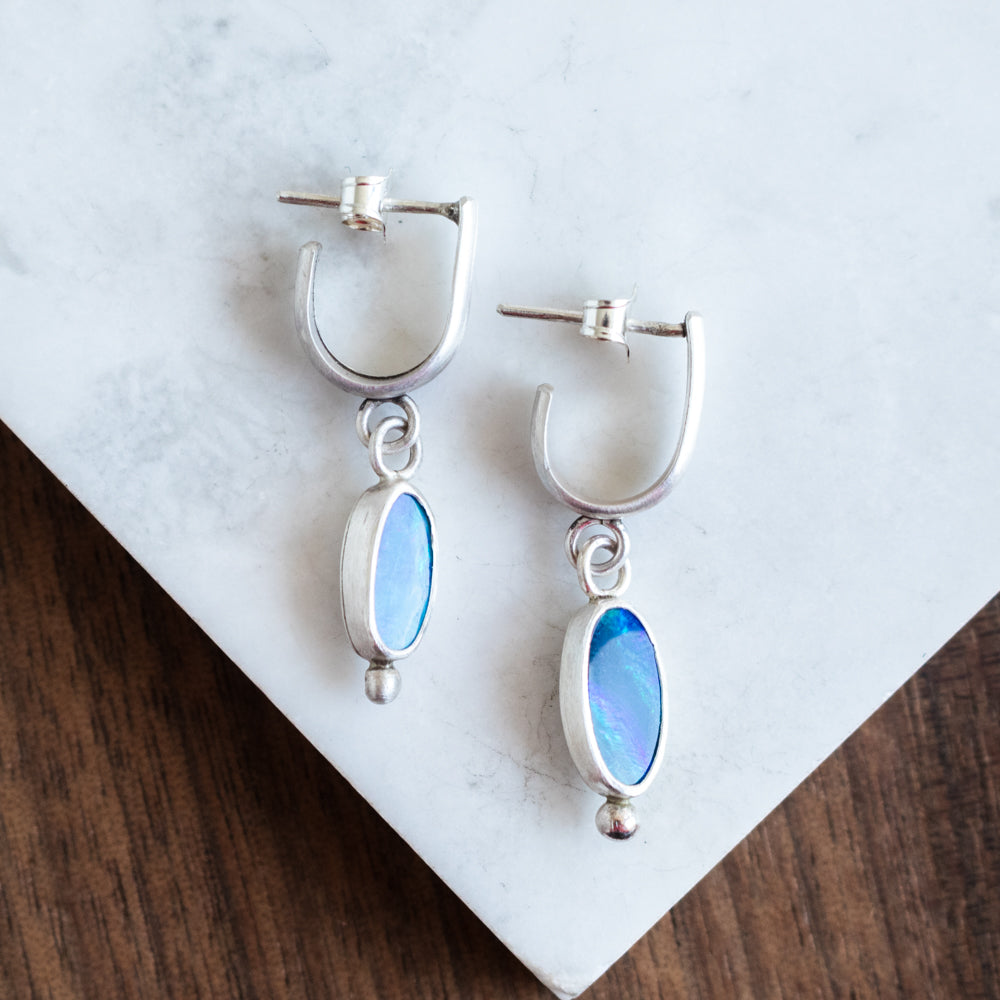 Boulder Opal Stud Earrings