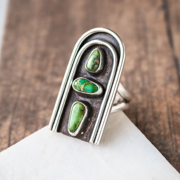 8.25 Turquoise Portal Trio Ring