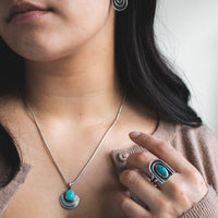 8.75 Turquoise Portal Ring