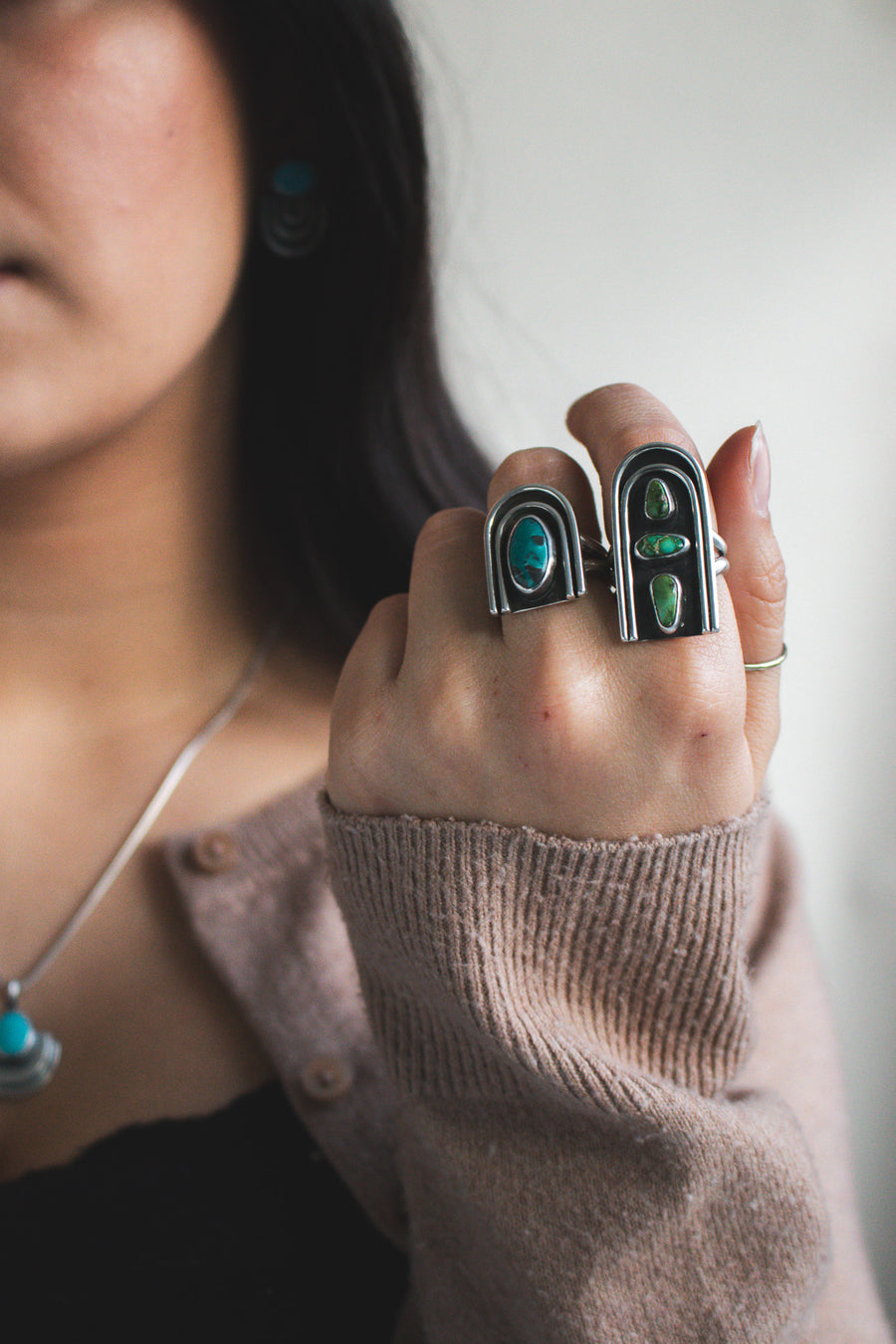 8.75 Turquoise Portal Ring