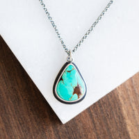 Royston Turquoise Teardrop Necklace 2