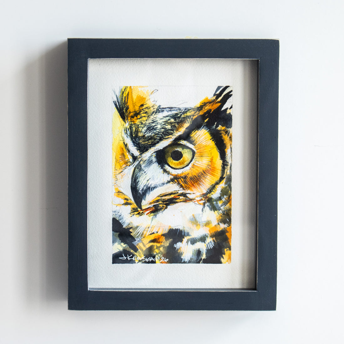 Great Horned Owl no.7 | 7x9