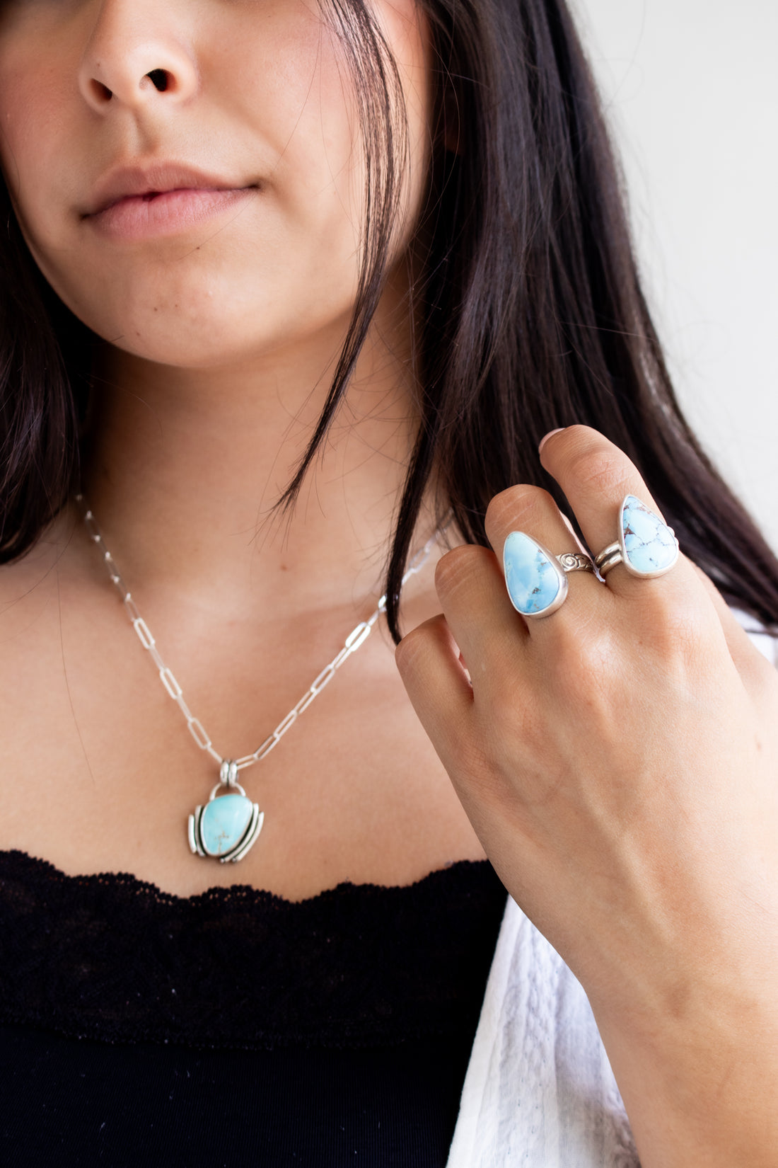 Size 8 | Golden Hills Turquoise Ring