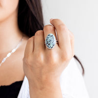 Size 9 | Desert Bloom Variscite Ring