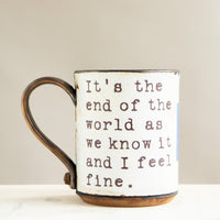 REM End of the World Mug