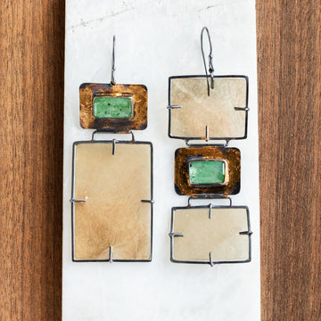 Micapalooza Keum Boo Kyanite Earrings