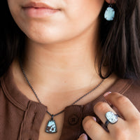 Size 8.5 | Golden Hills Turquoise Rectangle Ring