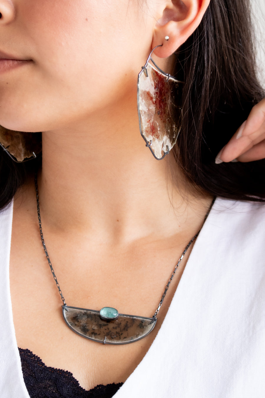 Mica & Kyanite Necklace