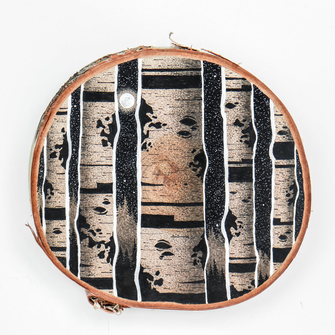 Moonlight Edges | Drawing on Wood