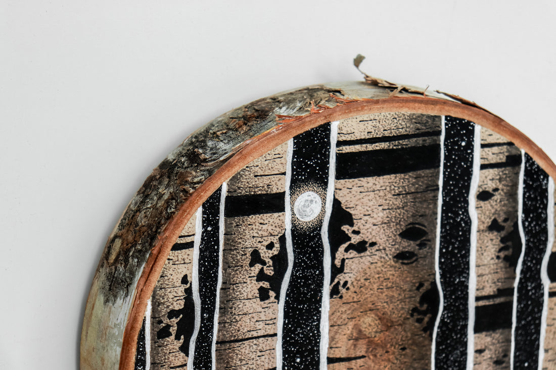 Moonlight Edges | Drawing on Wood
