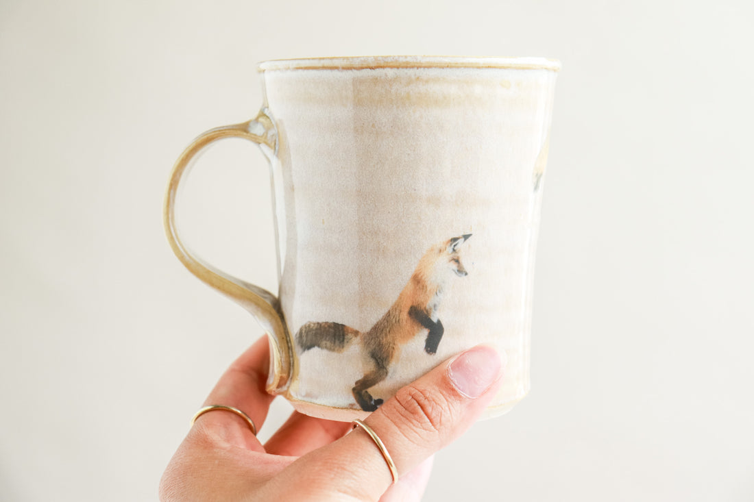 Fox Jump Mug