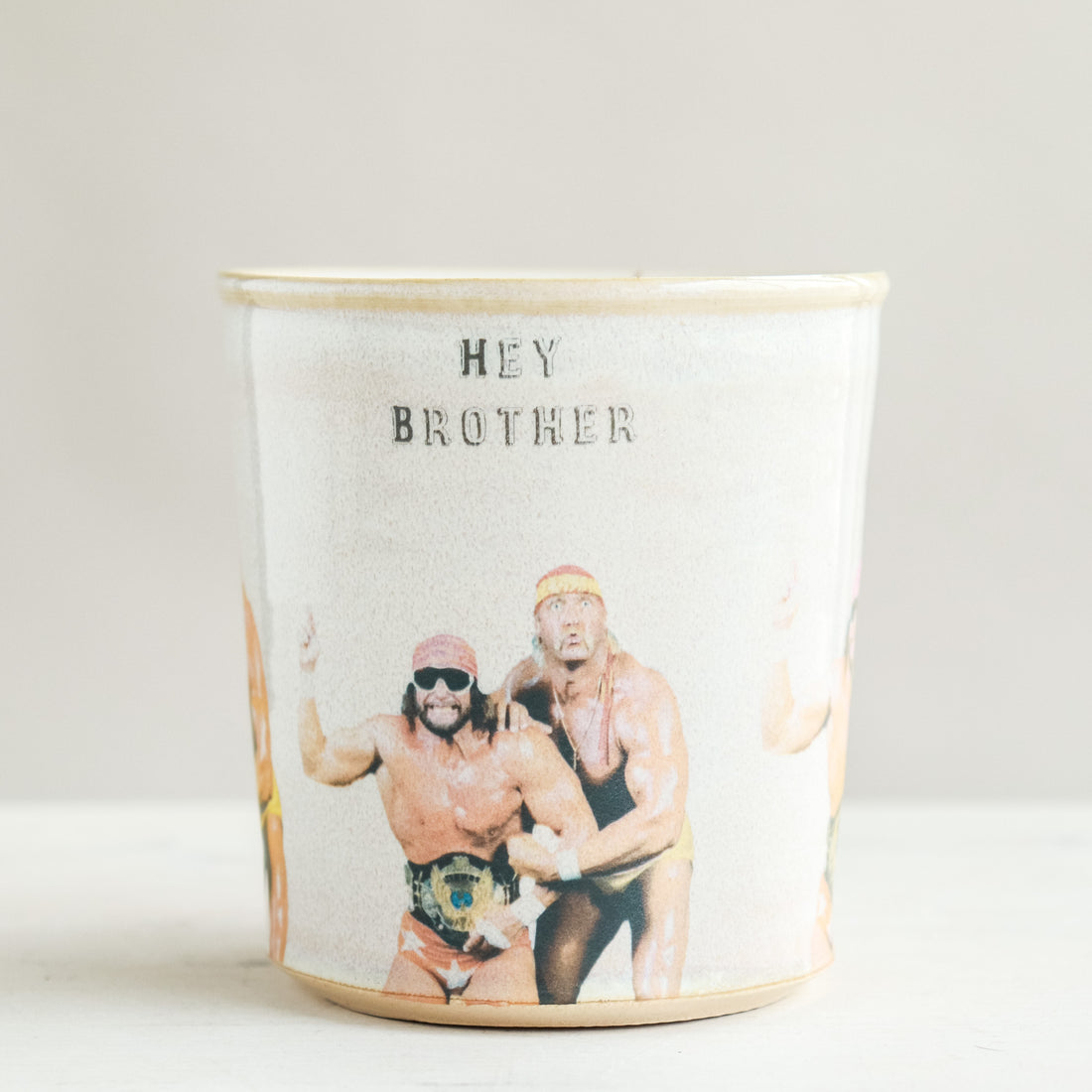 Hey Brother Wrestling Mug