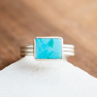 Size 9 | Royston Turquoise Rectangle Ring