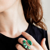 Size 7.5 | New Lander Variscite Split Ring