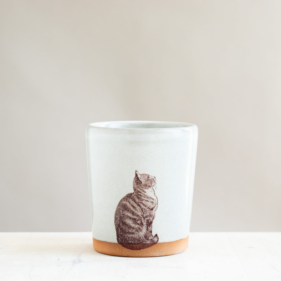 Cat Tumbler | Cream