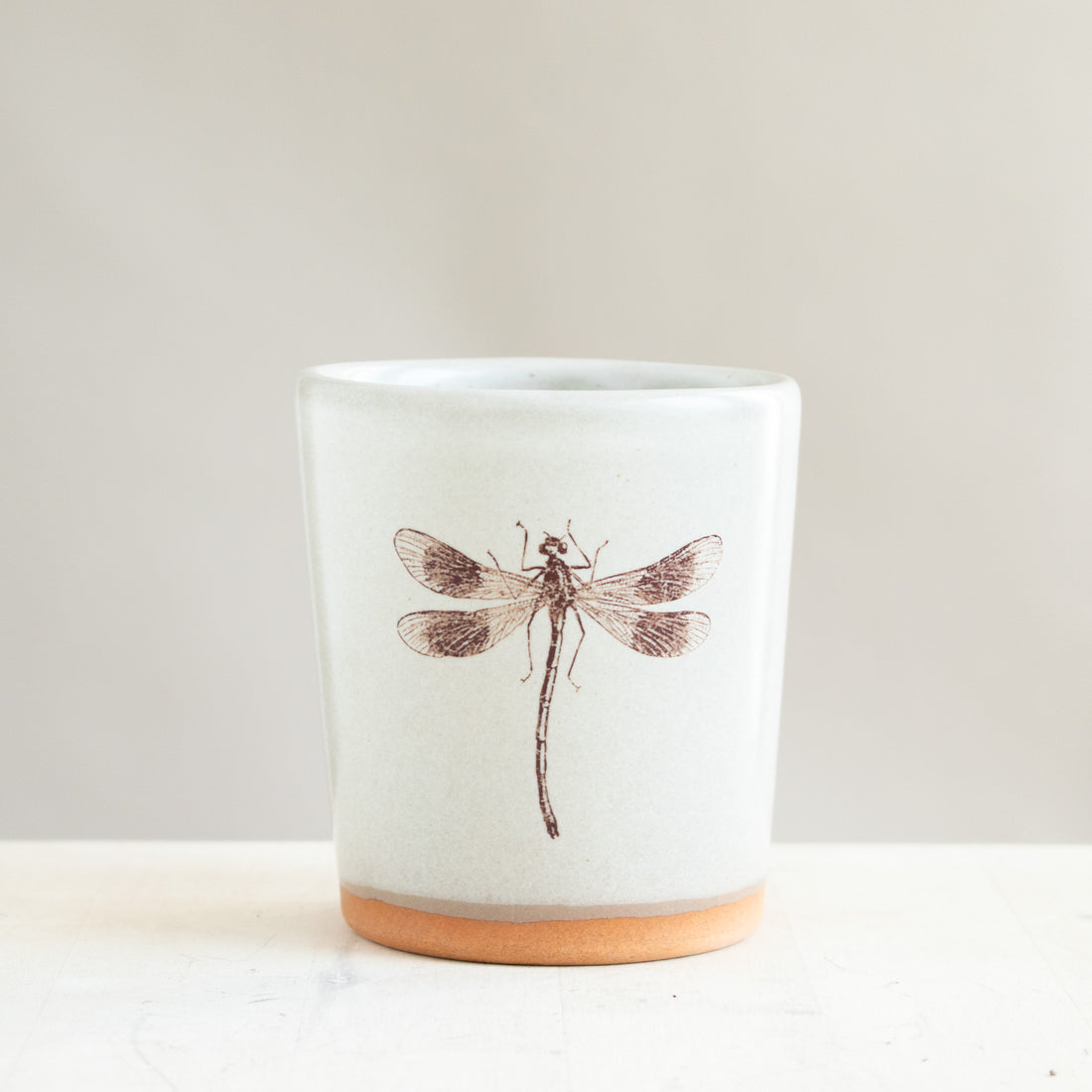 Dragonfly Tumbler | Cream