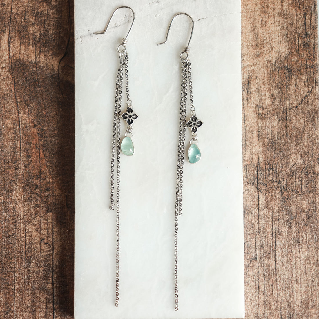 Aquamarine Shoulder Dusters Meraki no.3