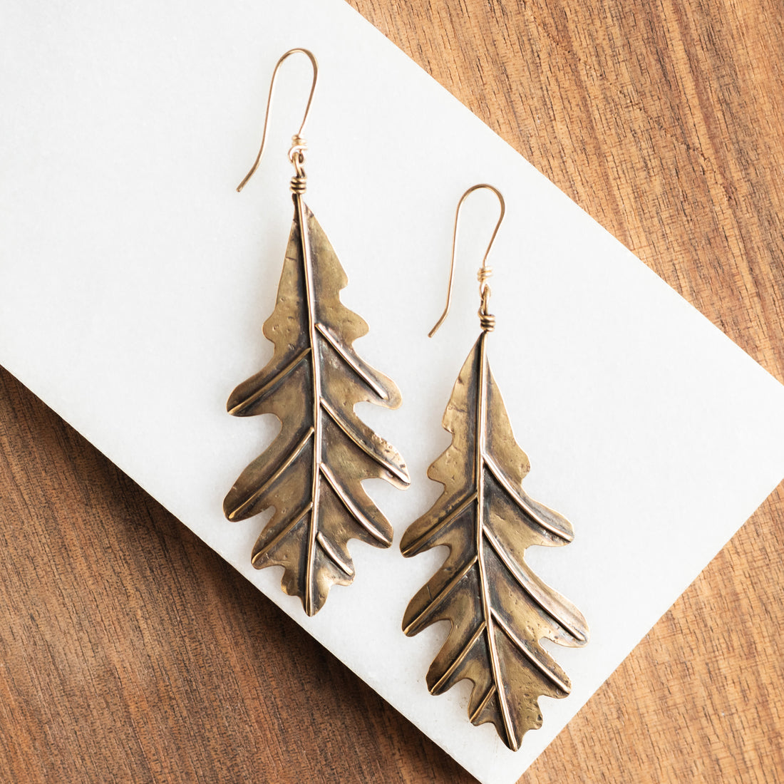 Oak Leaf Earrings no.1
