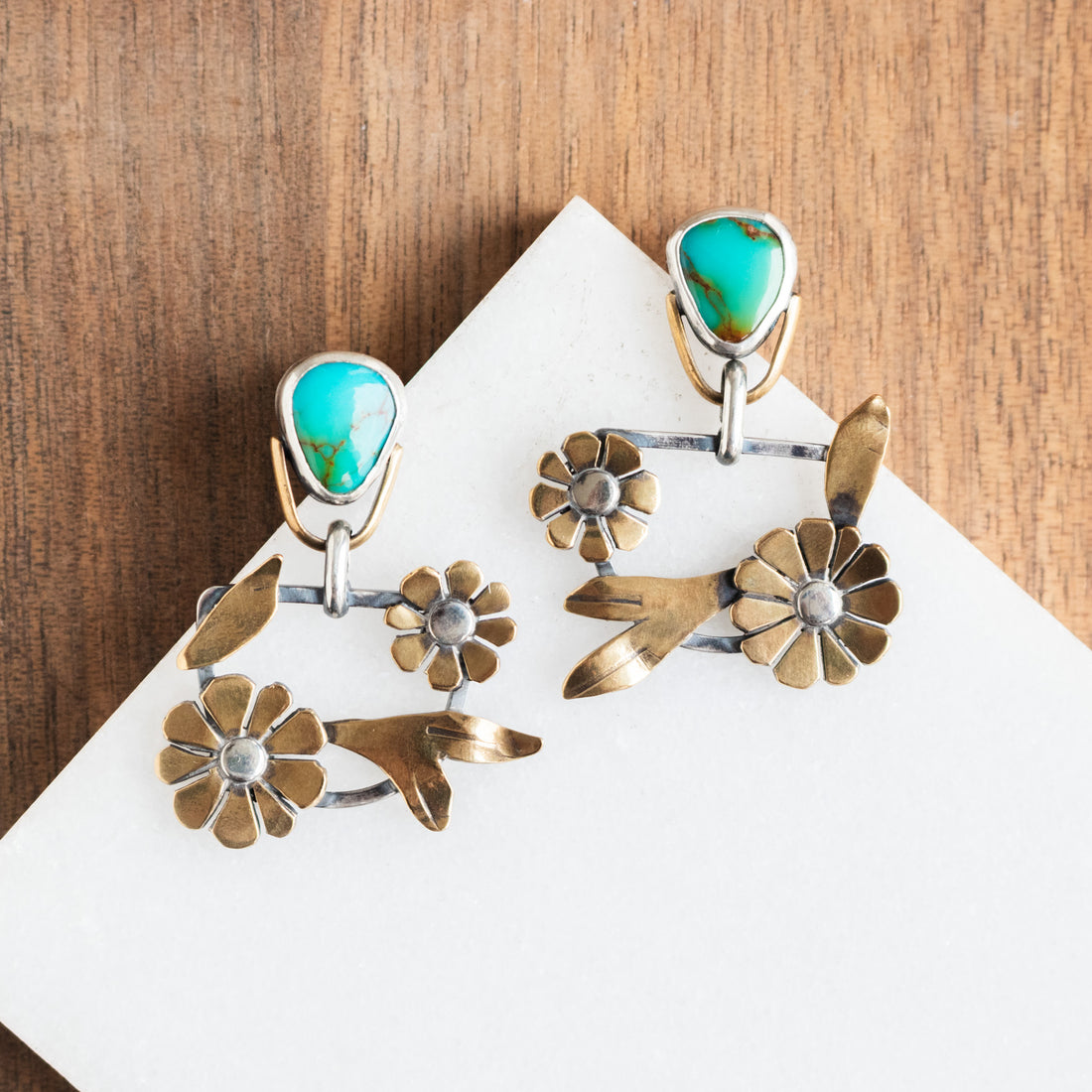 Sonoran Turquoise Bloom Earrings