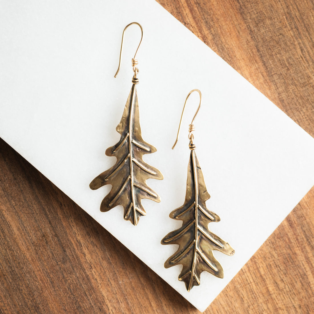 Oak Leaf Earrings no.2