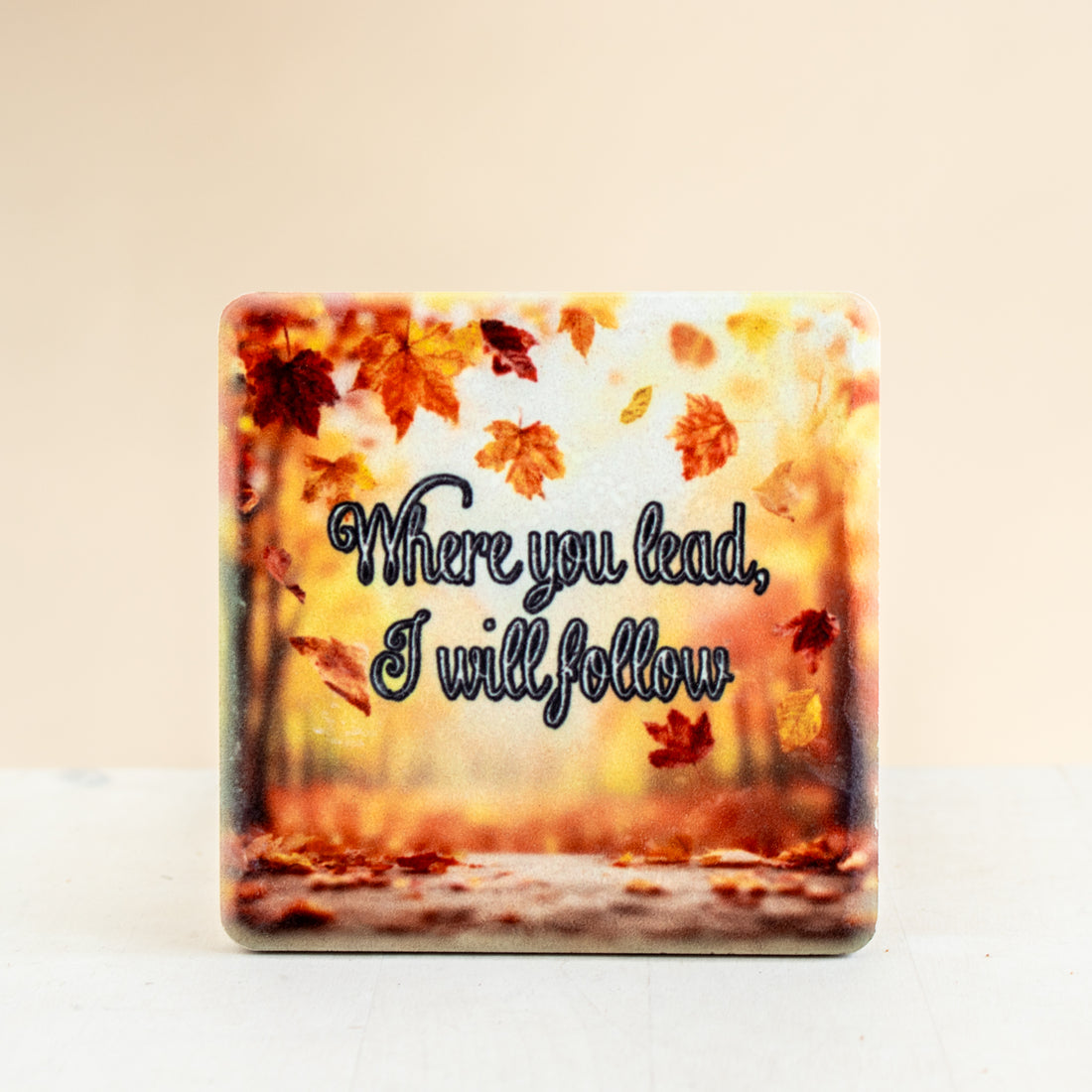 Where you Lead Gilmore Girls Coaster