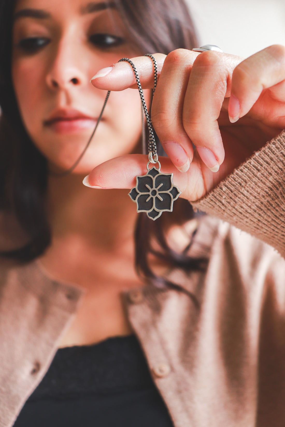 Mother of Pearl Meraki Necklace 30"
