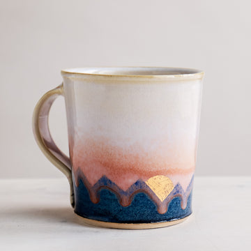 Mountain Sunset & Moon Mug