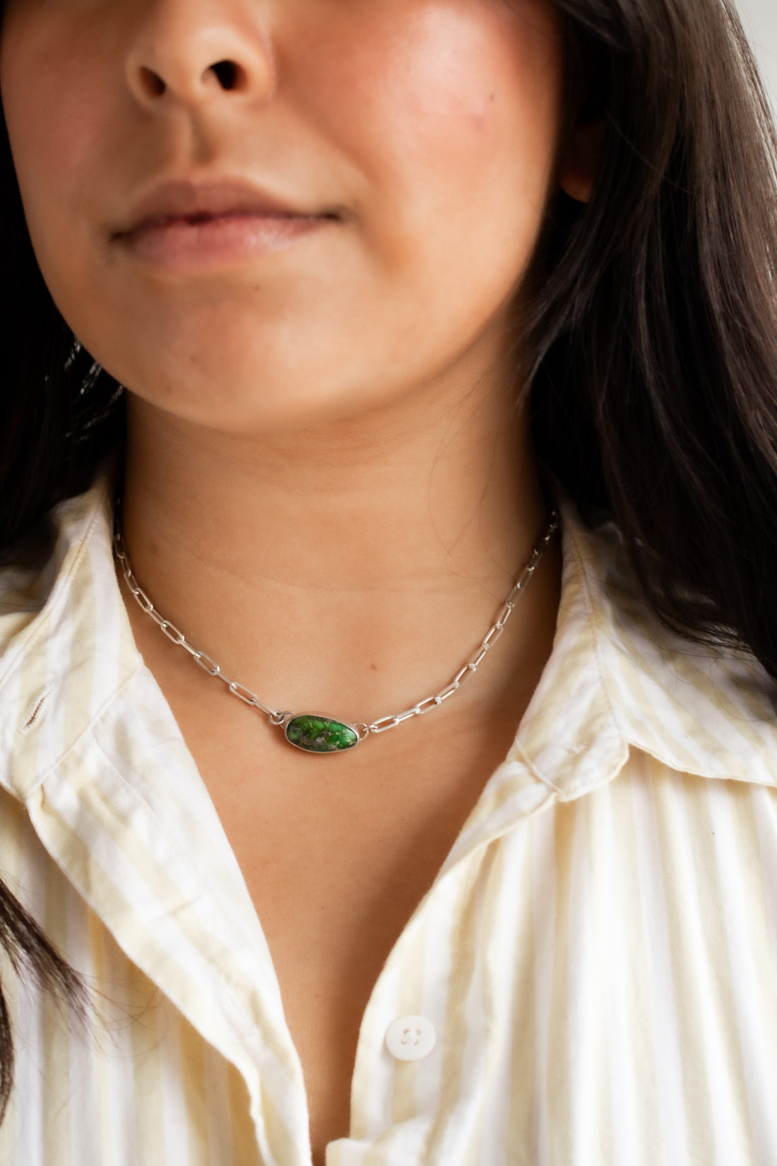 Sonoran Gold Turquoise Choker Necklace