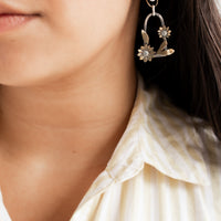 Sonoran Gold Turquoise Bloom Earrings