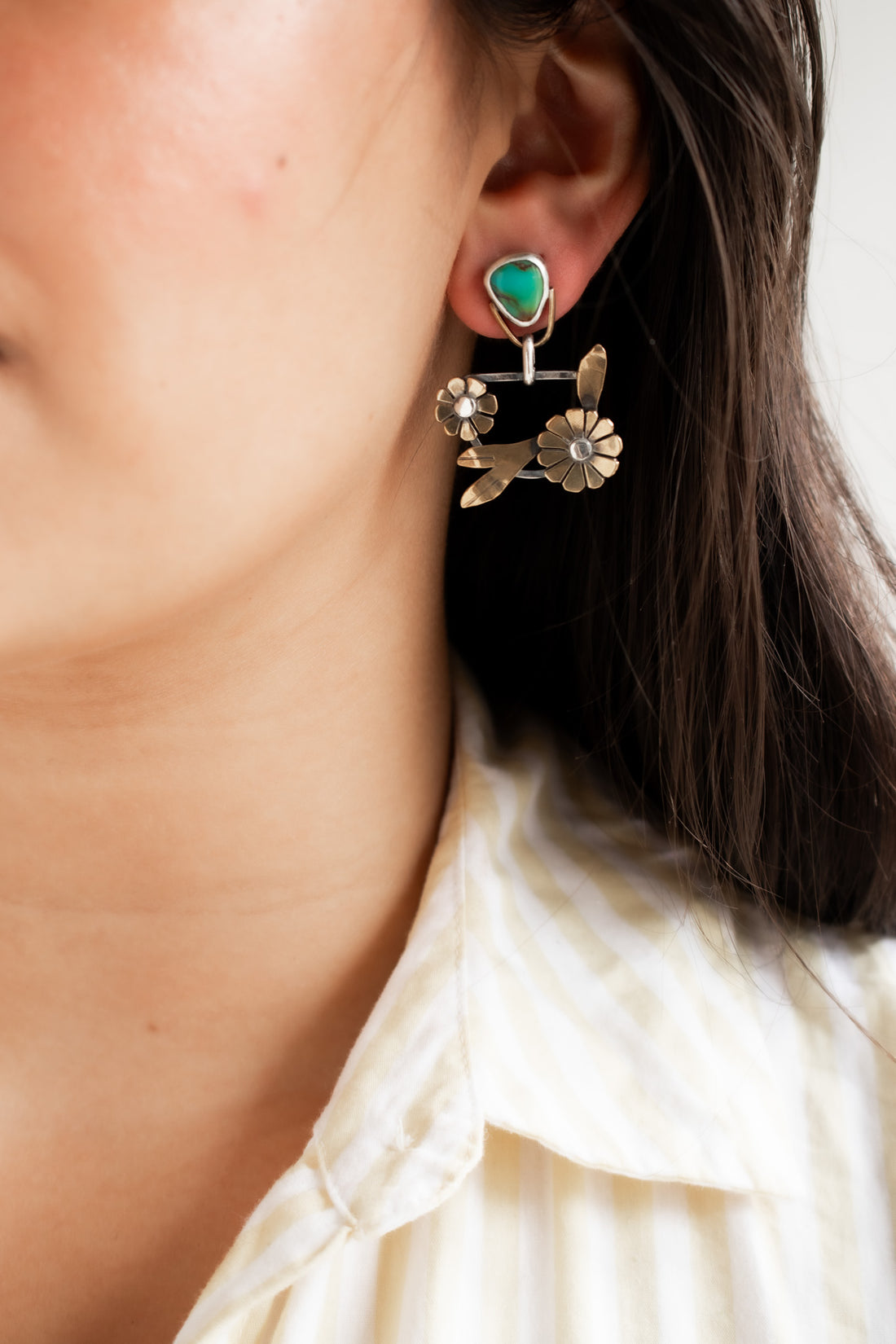 Sonoran Turquoise Bloom Earrings