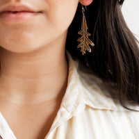 Oak Leaf Earrings no.2