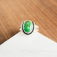 Size 8 | Catalina Turquoise Oval Ring