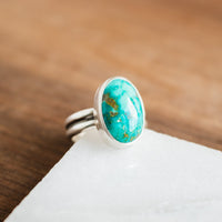 Size 7.25 | Sonoran Turquoise Oval Ring