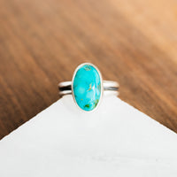 Size 9 | Sonoran Turquoise Oval Ring