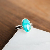 Size 9 | Sonoran Turquoise Oval Ring