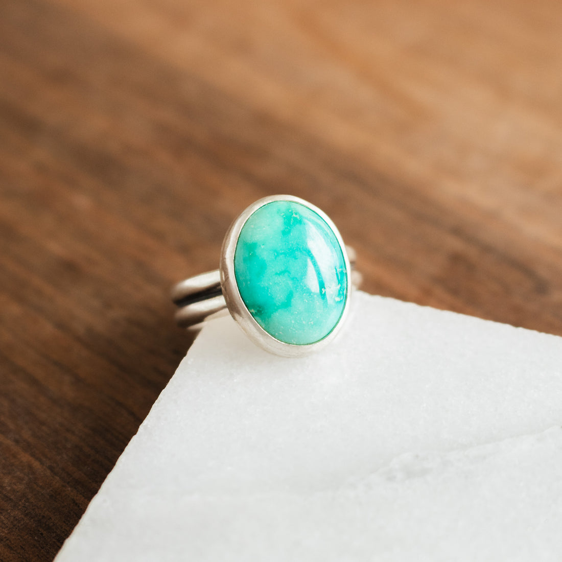 Size 9 | Emerald Valley Turquoise Oval Ring