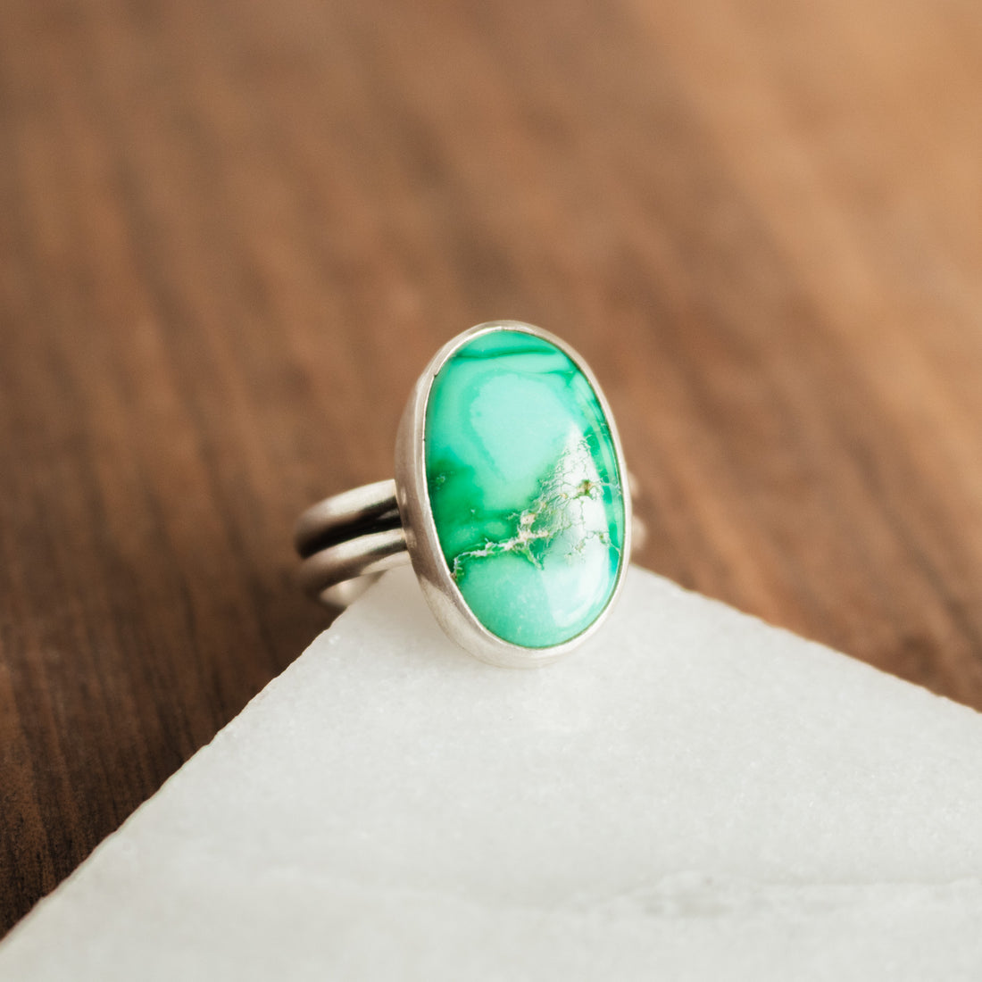 Size 8.5 | Emerald Valley Turquoise Oval Ring