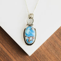 Golden Hills Turquoise Oval Necklace