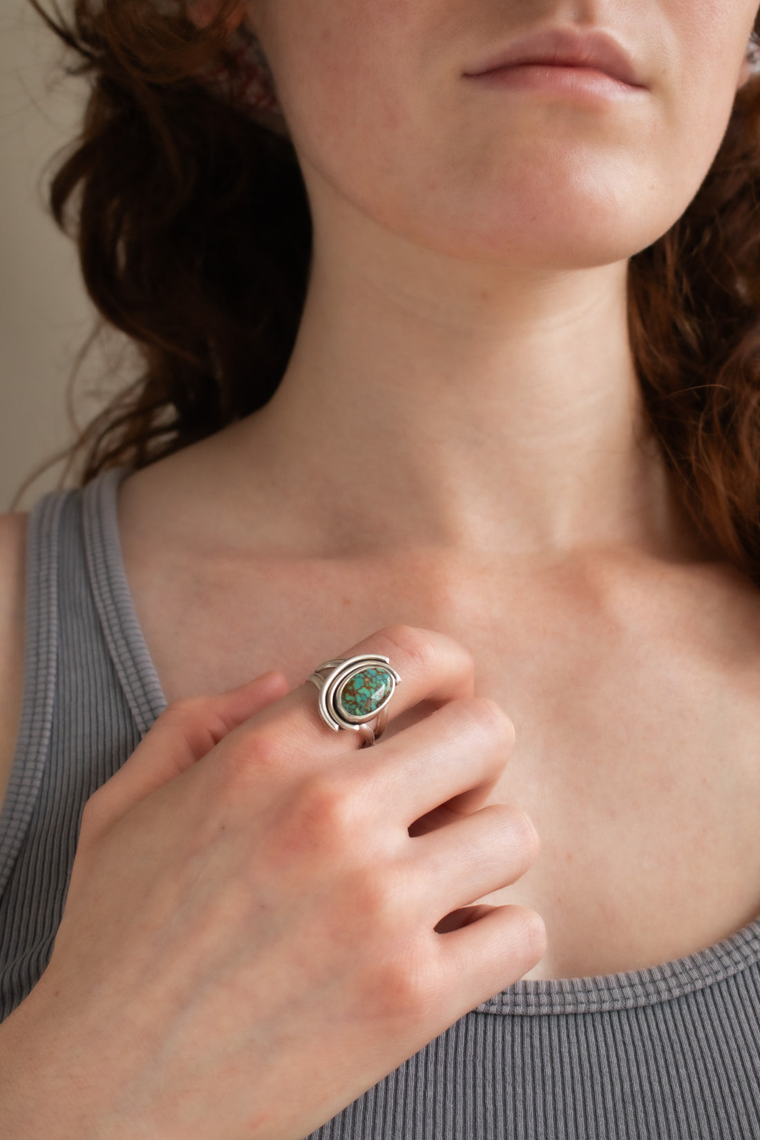Size 9 | Catalina Turquoise Oval Ring