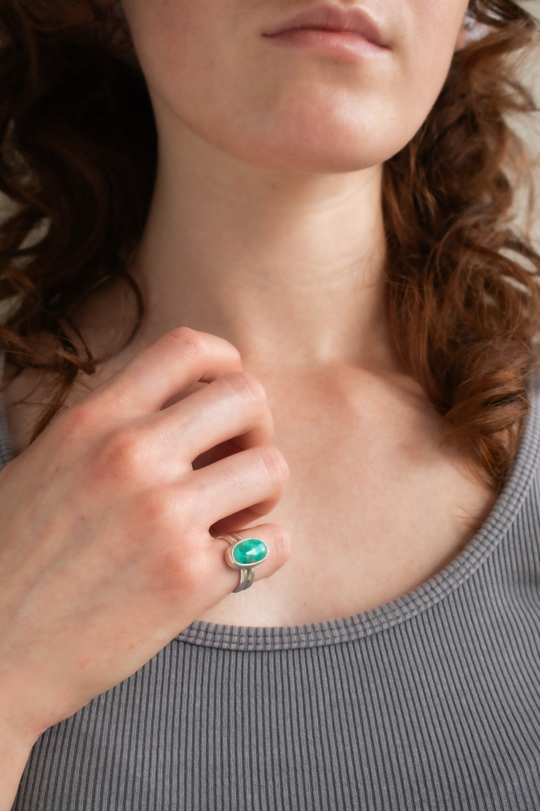 Size 6 | Emerald Valley Turquoise Oval Ring