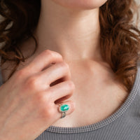 Size 6 | Emerald Valley Turquoise Oval Ring