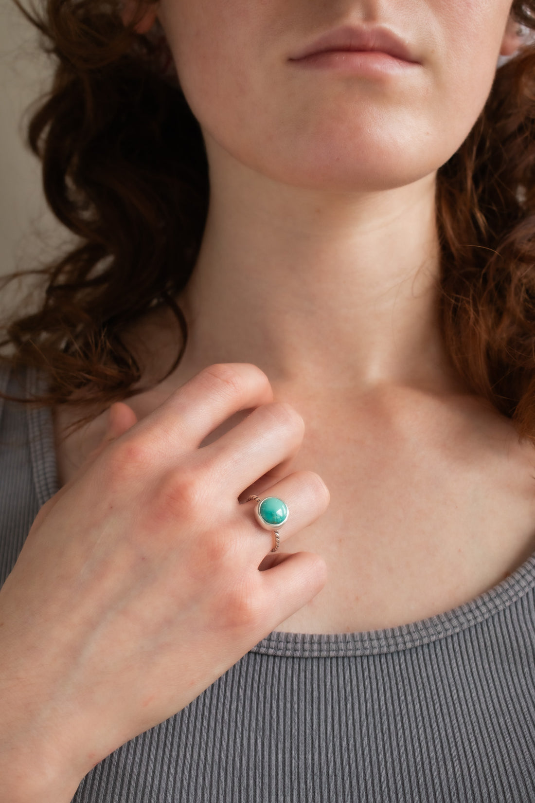 Size 6.25 | Emerald Valley Turquoise Round Ring
