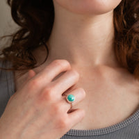 Size 6.25 | Emerald Valley Turquoise Round Ring
